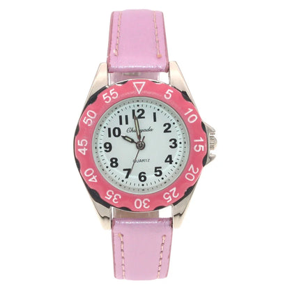 Cute Unicorn Girls Watch for Kids Girls Boy Leather Wristwatch Casual Watches Fashion Children Learn Time Watch Kids Watch
