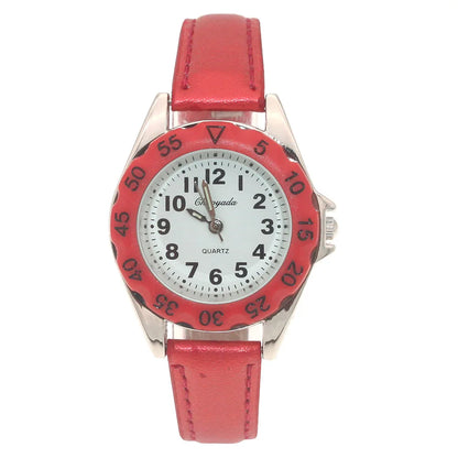 Cute Unicorn Girls Watch for Kids Girls Boy Leather Wristwatch Casual Watches Fashion Children Learn Time Watch Kids Watch