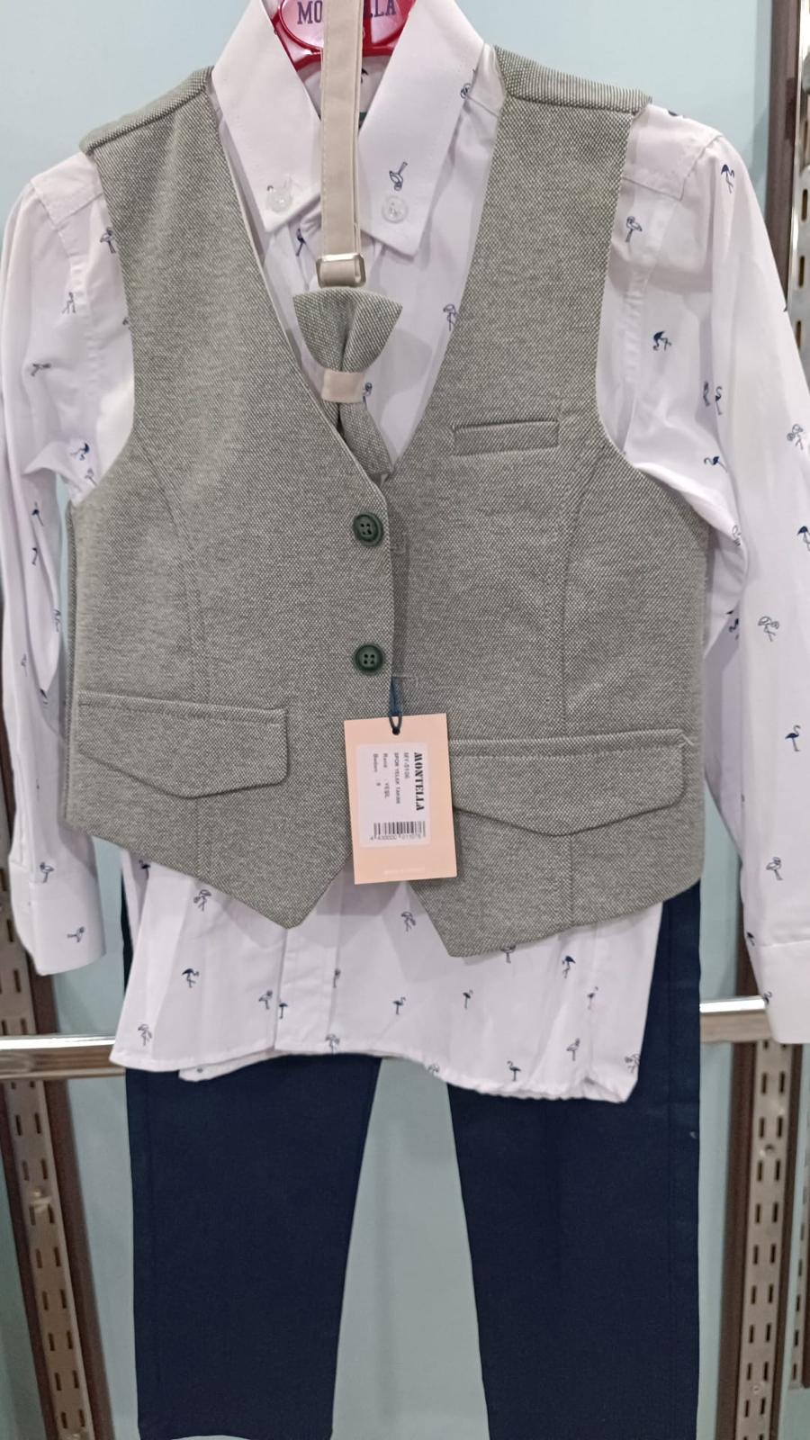 💙 Ensemble "Ciel Élégant" – Charme et Distinction pour Petits Messieurs - EEGT