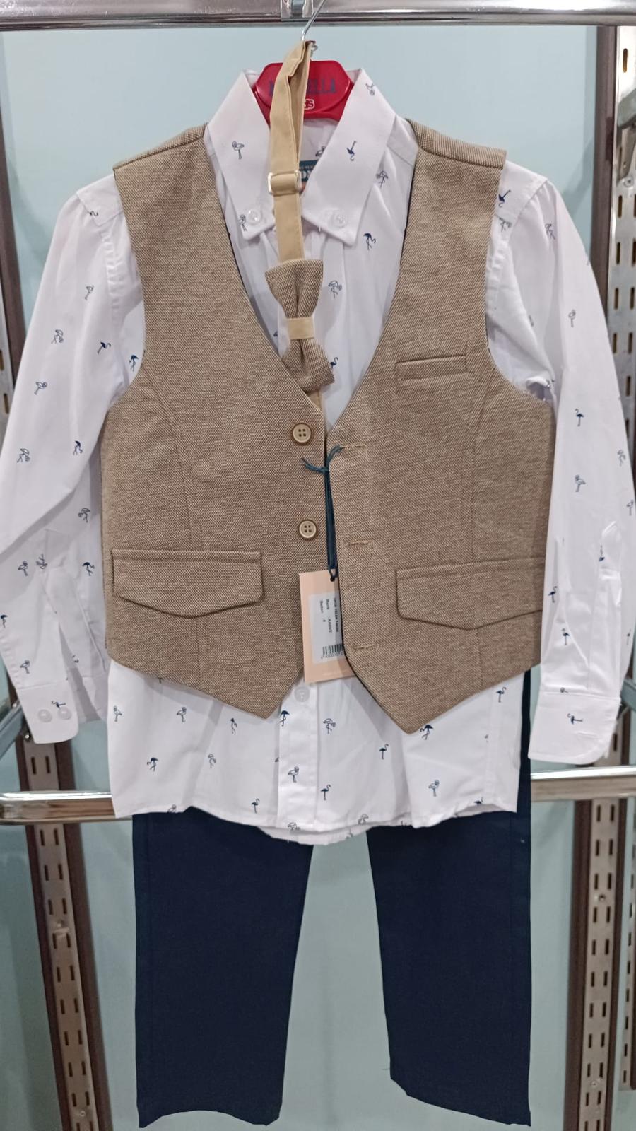 💙 Ensemble "Ciel Élégant" – Charme et Distinction pour Petits Messieurs - EEGT
