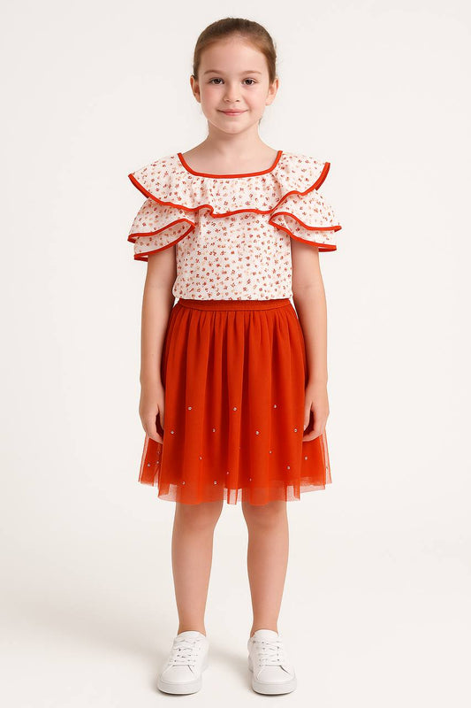 ❤️ Ensemble Fête Rubis – Douceur, Couleur et Élégance Enfantine - EVFET