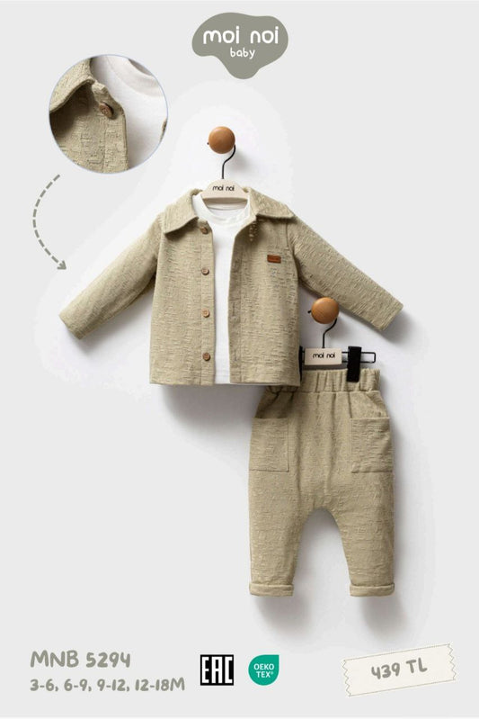 🧥👶 Ensemble Bébé "moi noi baby" – Élégance Miniature et Confort Premium - EBT
