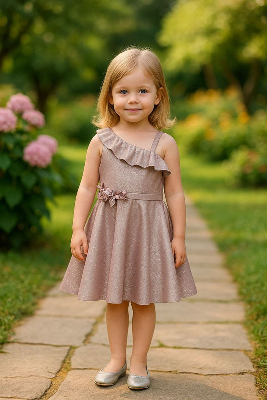 🌸 Robe Fille "Lavande Élégance" – Charme, fraîcheur et raffinement -REFT