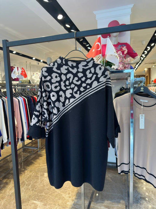 🐆 Tunique Léopard Graphique – Confort Urbain et Style Sauvage - HFT