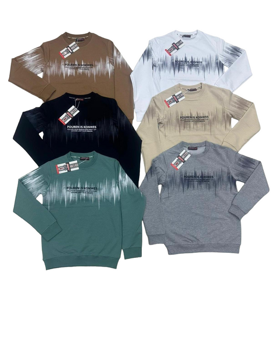 🧥 Sweatshirt "FOURIN R.KNOWES" – Style Urbain & Graphique - HEGT