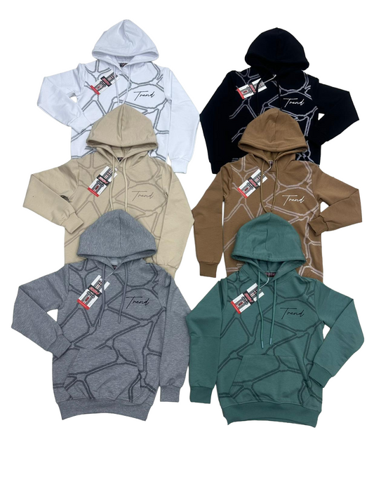 🌀 Hoodie "Trend" – Lignes qui parlent, style qui s’impose - HEGT