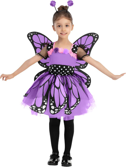Unique Fantasy Monarch Butterfly Costume for Kids Halloween