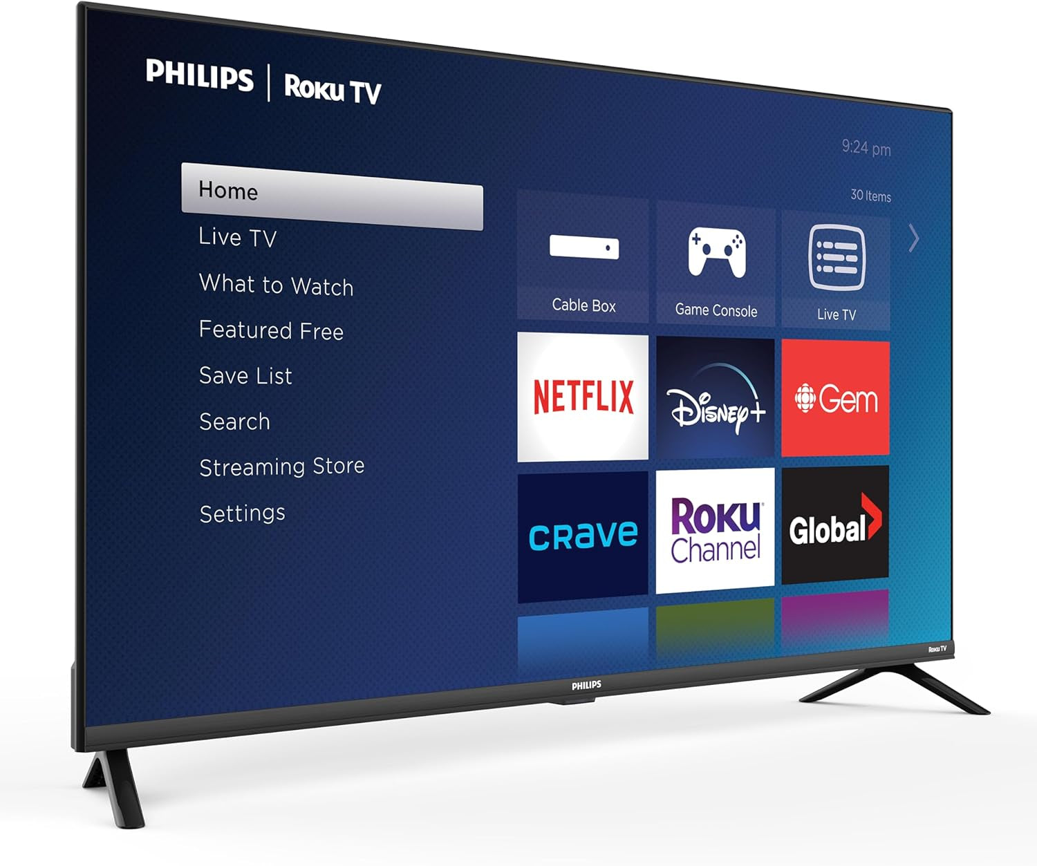 Roku TV 40" FHD 1080P LED-LCD Smart TV (40PFL6543/F6), Alexa Compatible