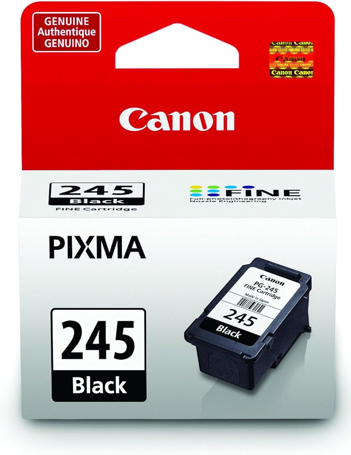 Genuine  PG-245XL HIGH Yield Twin Ink Cartridge Value Pack, Black, 2-Pack
