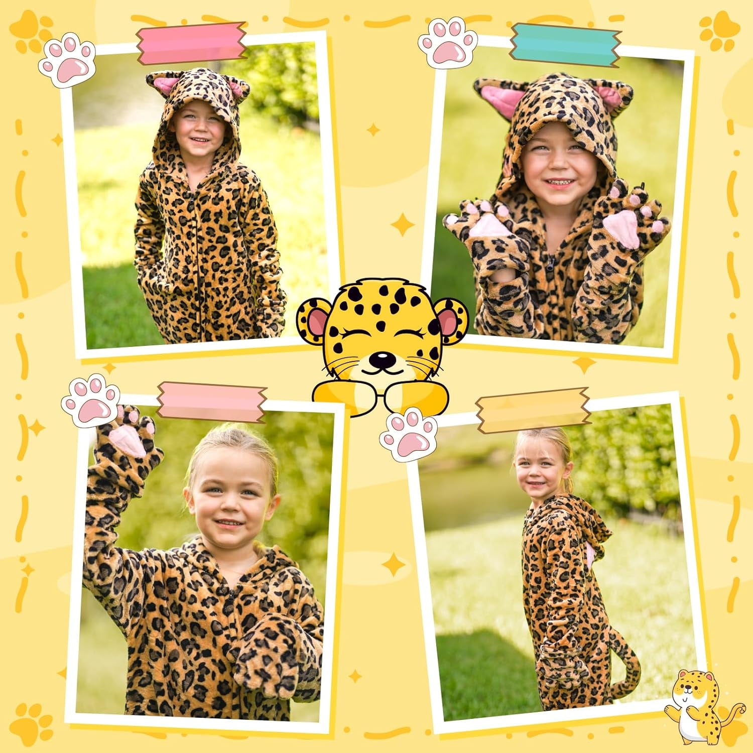 Cat Costume for Girls, Noir Costume, Onesie Costume for Kids, Halloween Costumes for Kids Girls