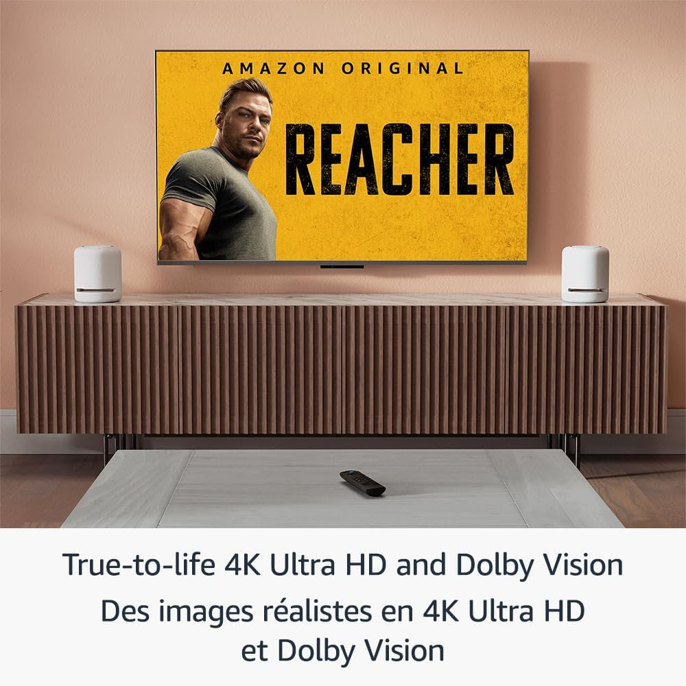 Fire TV Stick 4K (Newest Model), Streaming Device, More than 700,000 Movies and TV Episodes, Supports Wi-Fi 6, Watch Free & Live TV