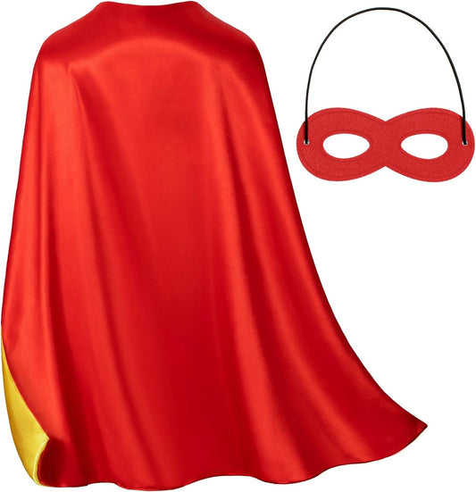 Kids Superhero Capes and Mask -Super Hero Cape for Boys Girls Boys Girls Christmas,Halloween, Parties