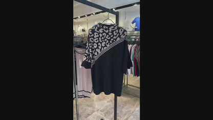 🐆 Tunique Léopard Graphique – Confort Urbain et Style Sauvage - HFT